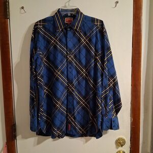 Vtg Y2K  TOMMY HILFIGER  Red Label M Blue Gold Ben Descendants Disney Bound EUC